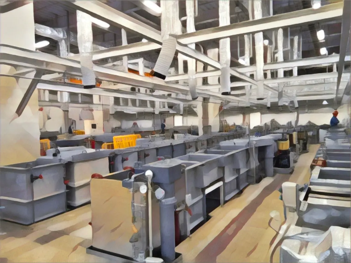 手動カドミめっきライン