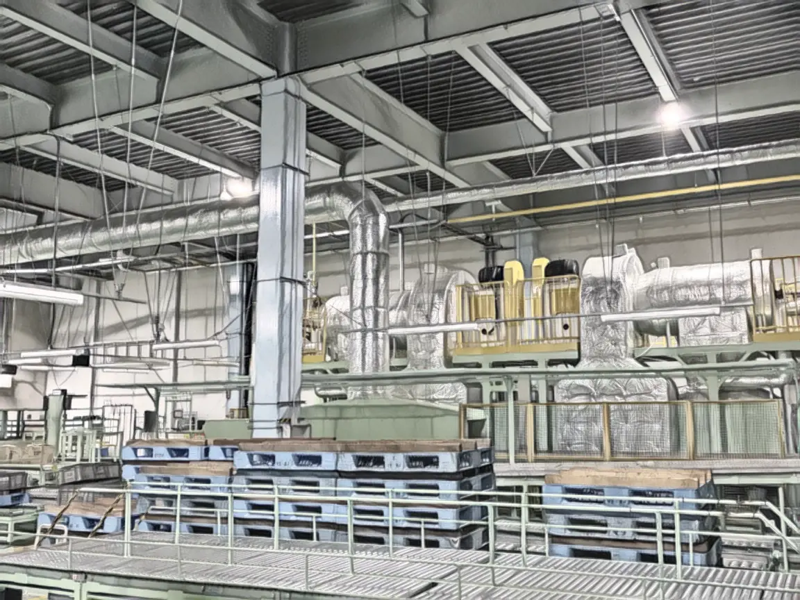 金属ダクト配管