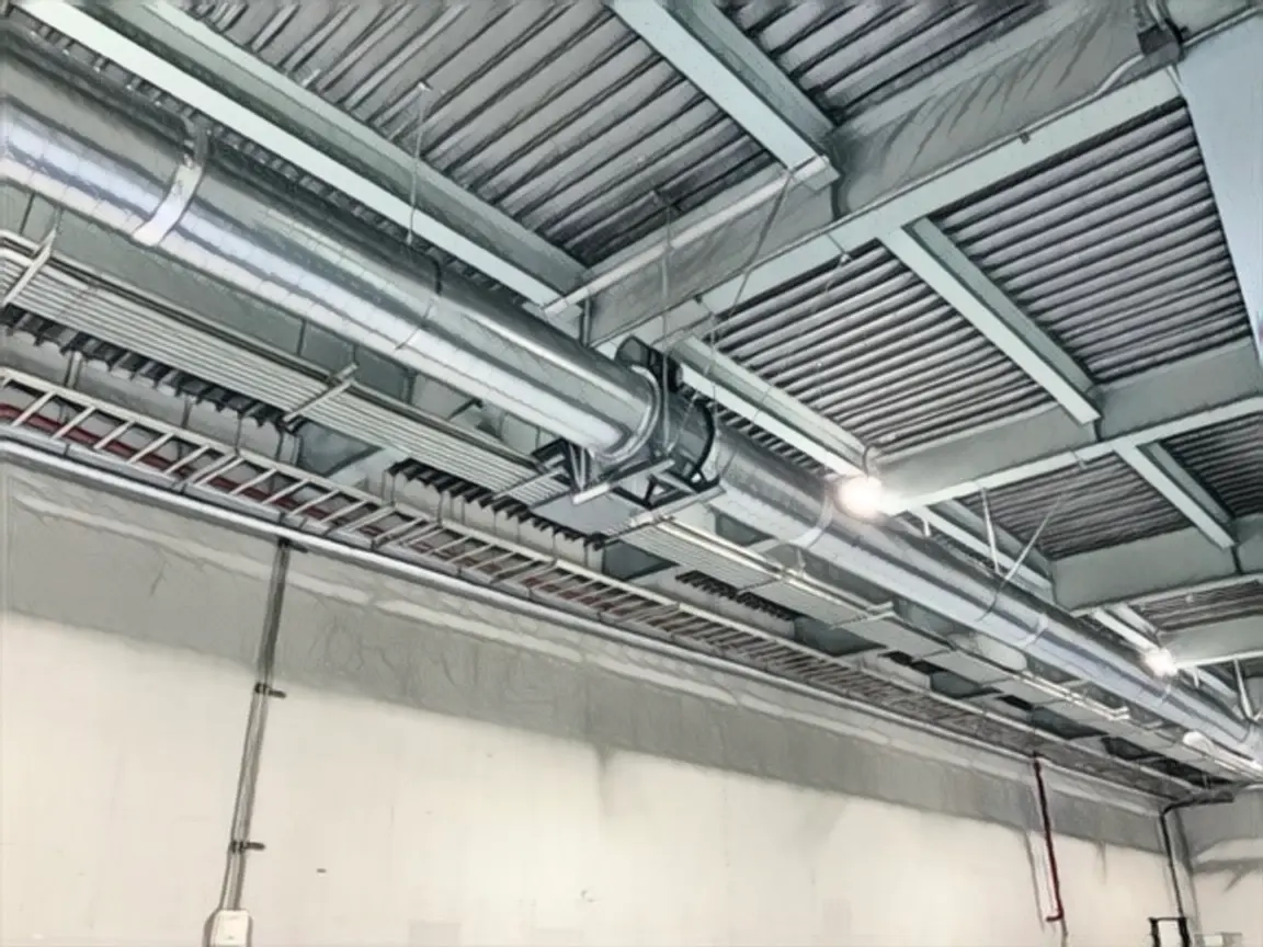 金属ダクト配管